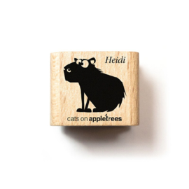 Cats on Appletrees - Stempel Capibara Heidi