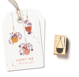 Cats on Appletrees - Stempel Hangende Mand Bloemenpot