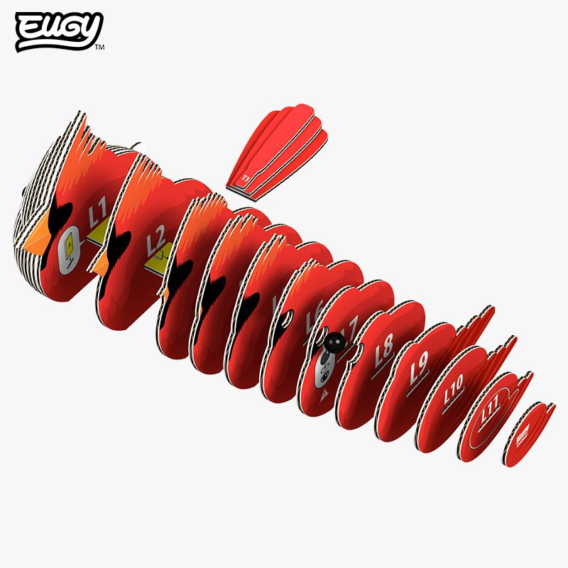 Eugy 3D - Rode Kardinaal (Cardinal #068)