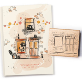 Cats on Appletrees - Stempel Huis 12: Stenen Huis