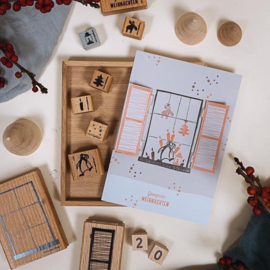 Cats on Appletrees - Mini Stempel Eland Hanger