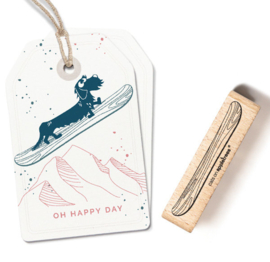 Cats on Appletrees - Stempel Snowboard