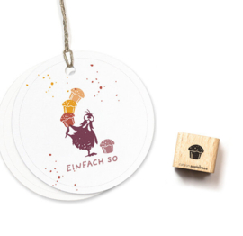 Cats on Appletrees - Mini Stempel Muffin