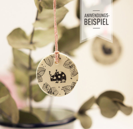 Cats on Appletrees - Mini Stempel Blad