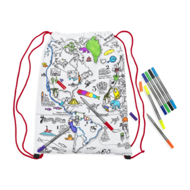 Eatsleepdoodle - Worldmap Backpack