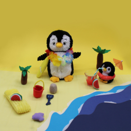 Les Ptipotos - Iglo Pinguin Mama & Baby Zwart