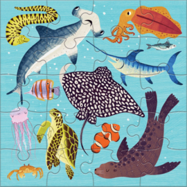 Mudpuppy - Magnetic Fun Land & Sea Animals (2 x 20 st)