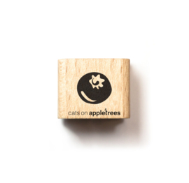 Cats on Appletrees - Mini Stempel Blauw Bes