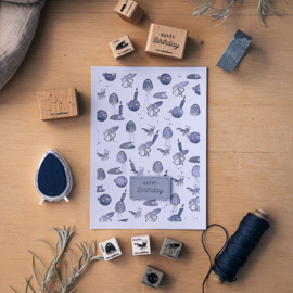 Cats on Appletrees - Stempel Tekst Happy Birthday (8)