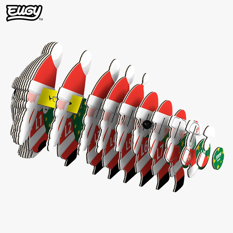 Eugy 3D - Kerstman (Santa #055)