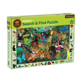 Mudpuppy - Search & Find Puzzel Rainforest  (64 st)