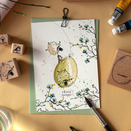 Cats on Appletrees - Stempel Ei (11)