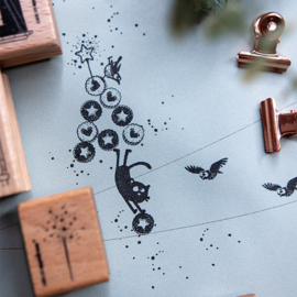 Cats on Appletrees - Stempel Bosuil Orpheus