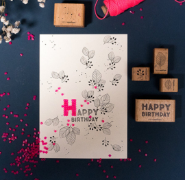 Cats on Appletrees - Mini Stempel Blad