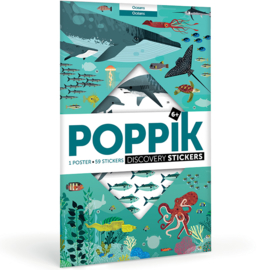 Poppik - Maak Je Eigen Stickerposter: Oceanen