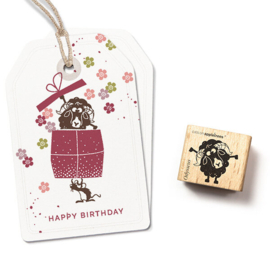 Cats on Appletrees - Stempel Ouessantschaap Odysseus