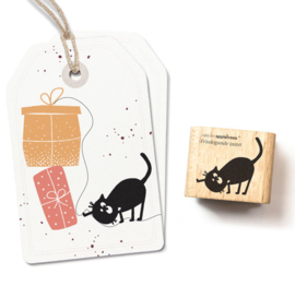 Cats on Appletrees - Stempel Kat Friedegunde Pakkend