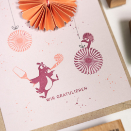 Cats on Appletrees - Stempel Kip Show Girl Trude