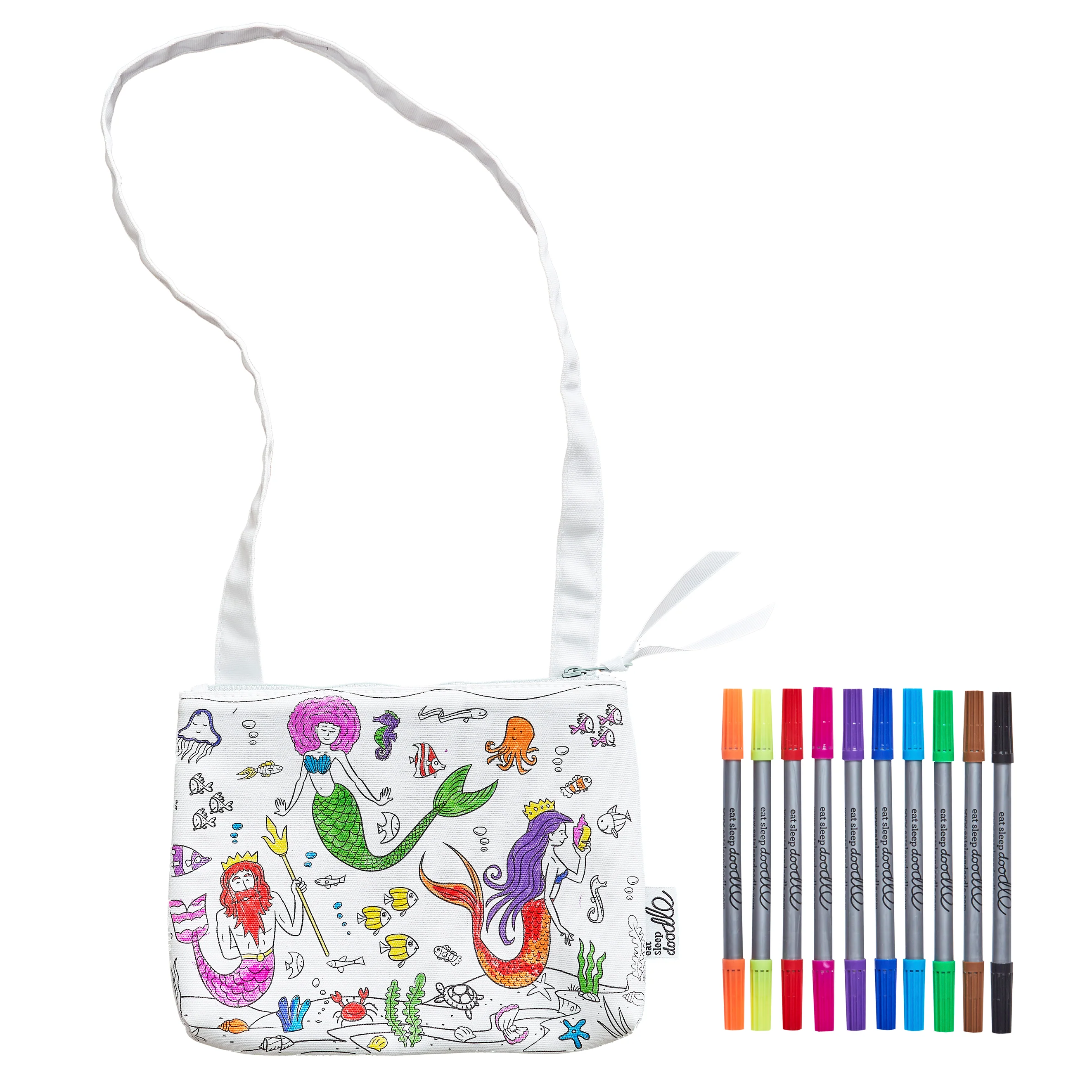 Eatsleepdoodle - Crossbody tas Zeemeermin (Mermaid)