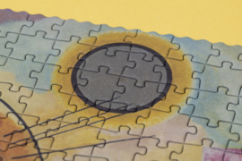 Londji - Cube Puzzel Geel-Rood-Blauw (Kandinsky) (520 st)