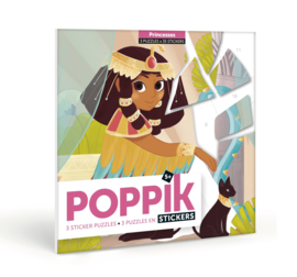 Poppik - Sticker Puzzel: Prinsessen