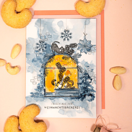 Cats on Appletrees - Mini Stempel Gingerbread (1)