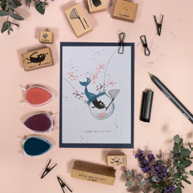 Cats on Appletrees - Stempel Sneeuwstorm (2)