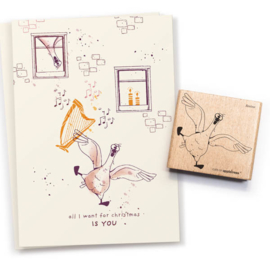 Cats on Appletrees - Stempel Gans Rosina