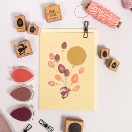 Cats on Appletrees - Mini Stempel Ei (3)