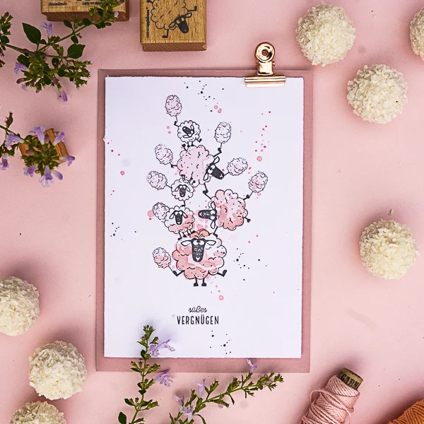 Cats on Appletrees - Stempel Schaap Rosalinde
