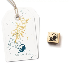 Cats on Appletrees - Mini Stempel Kat Friedegunde