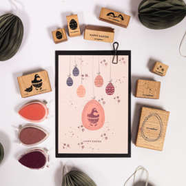 Cats on Appletrees - Mini Stempel Ei (1)