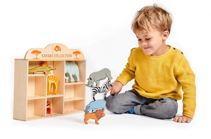 coupon Schrikken kop Tender Leaf Toys - Houten Krokodil - 15 cm | Tender Leaf Toys | Juffrouw  Pauw