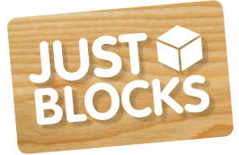 Just Block blokken houten speelgoed