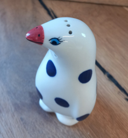 Bunzlau peper-/zoutstrooier pinguïn