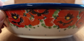 026 Bunzlau pastabord Unikat 21,5 cm