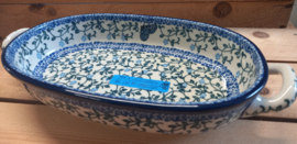 421 Bunzlau ovale schaal