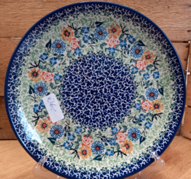 257 Bunzlau dinerbord Unikat 25,5 cm