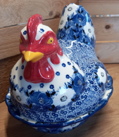 D43 Bunzlau kip dekschaal Unikat