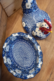 D43 Bunzlau kip dekschaal Unikat