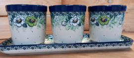 290 Bunzlau kruidenpotten