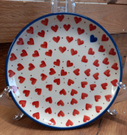 261 Bunzlau gebaksbord 16 cm