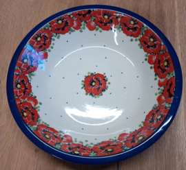 026 Bunzlau pastabord Unikat 21,5 cm