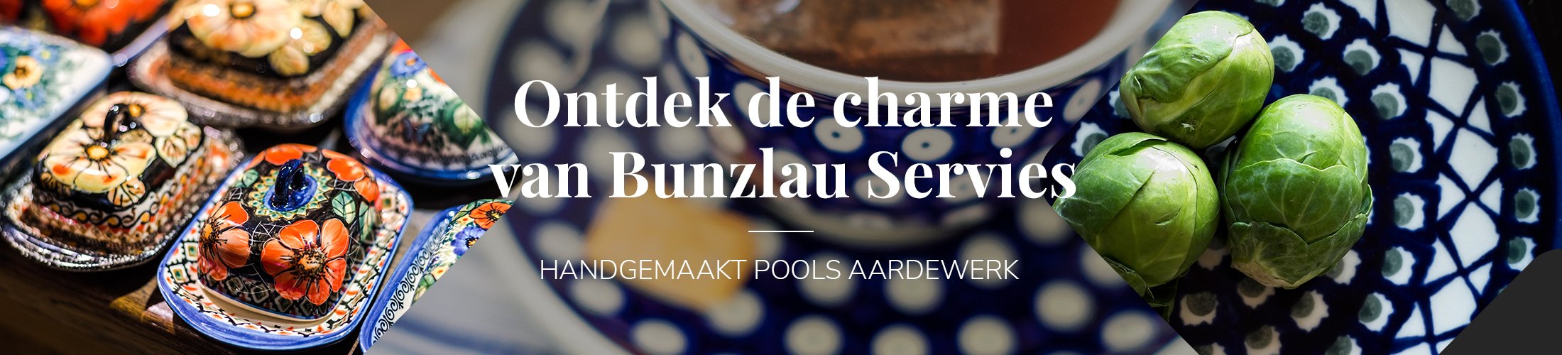 Bunzlau Pools Aardewerk Servies