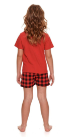 Pyjama zwart-rood kind