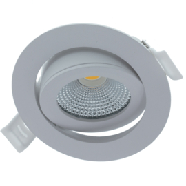 LED inbouwspot | 5W | rond | wit | IP42 | DIM2WARM