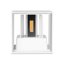 Buitenlamp | Cube | Wit | IP65 | dim to warm