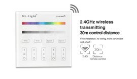 Milight wanddimmer | draadloos | RGBW