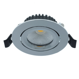 LED inbouwspot | 5W | rond | chroom | IP42 | DIM2WARM