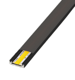 L&S LED Opbouw Profiel | Bilbao slim | Zwart | 1.500mm